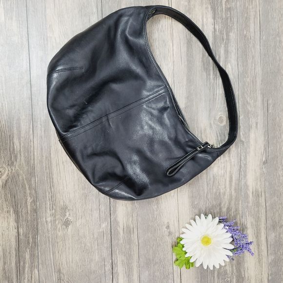 Coach Slouchy Leather Shoulder Purse Bag